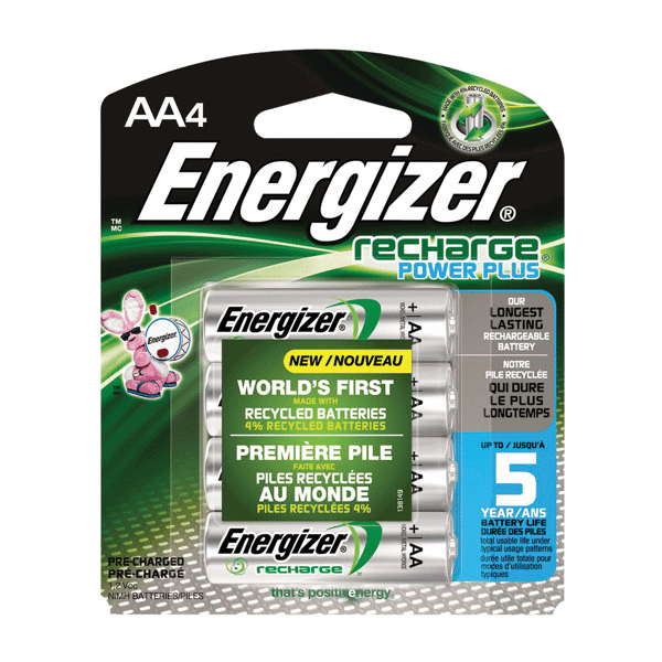 NH15BP-4 Energizer Rechargeable AA-4