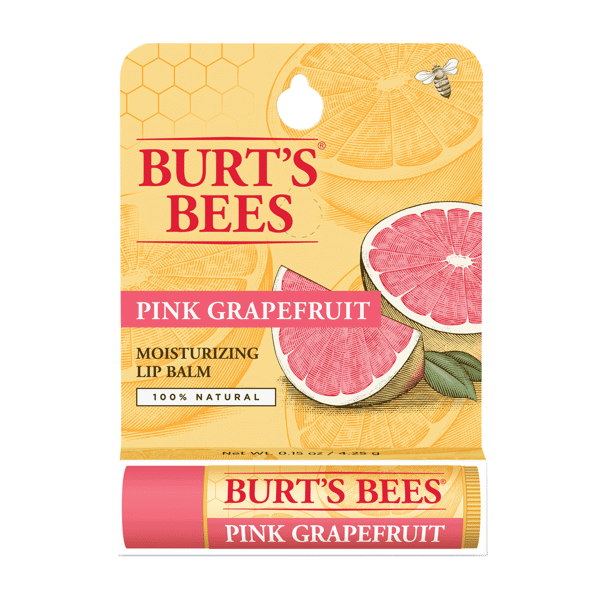(DP) Burt's Bees Lip Balm Pink Grapefruit Blister .15oz