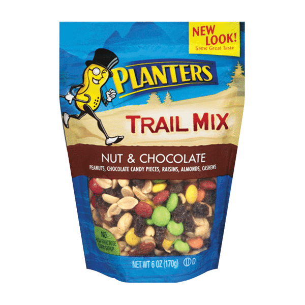 Planters Trail Mix-Nuts & Chocolate Bag 6oz