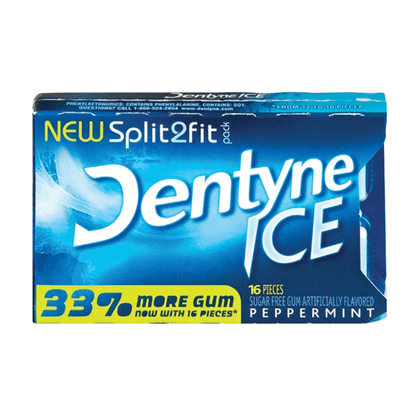 Dentyne Ice Peppermint Gum 16 Stick