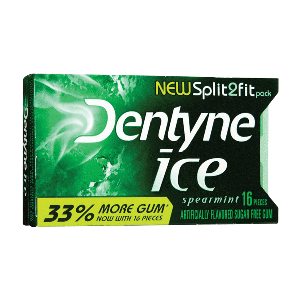 Dentyne Ice Spearmint Gum 16 Stick