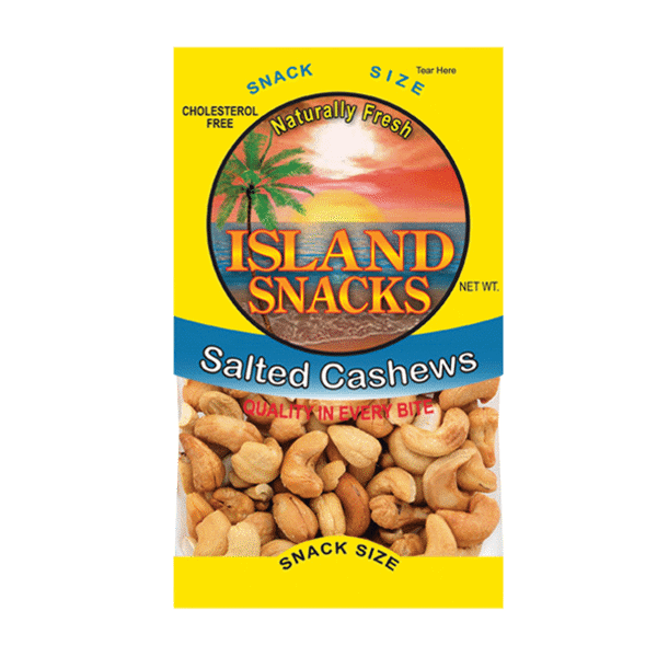 Island Snacks Salted Cashews 1.25oz