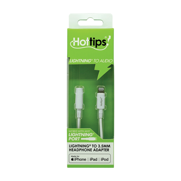 Hottips Headphone Adapter Lightning To 3.5mm Audio