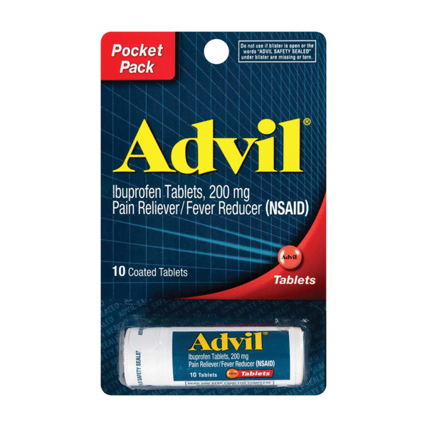 Advil Tablets Vial Carded 10Ct