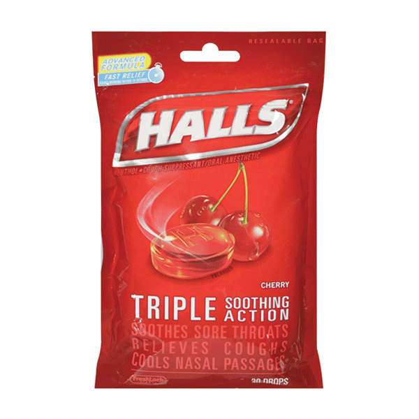 Halls Cherry Bag 30ct