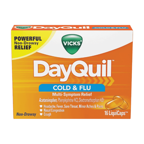 Vicks Dayquil Cold/Flu Liquicaps 16Ct