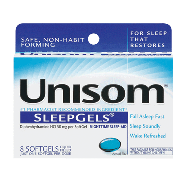 Unisom Sleep Gels 8Ct