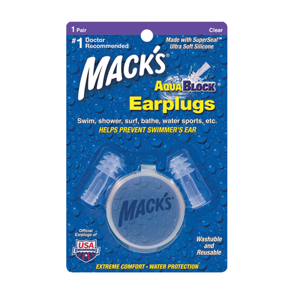 Mack's Aqua Block Earplugs 1 Pair