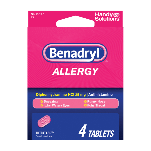 Benadryl Allergy Ultratabs 2 Dose