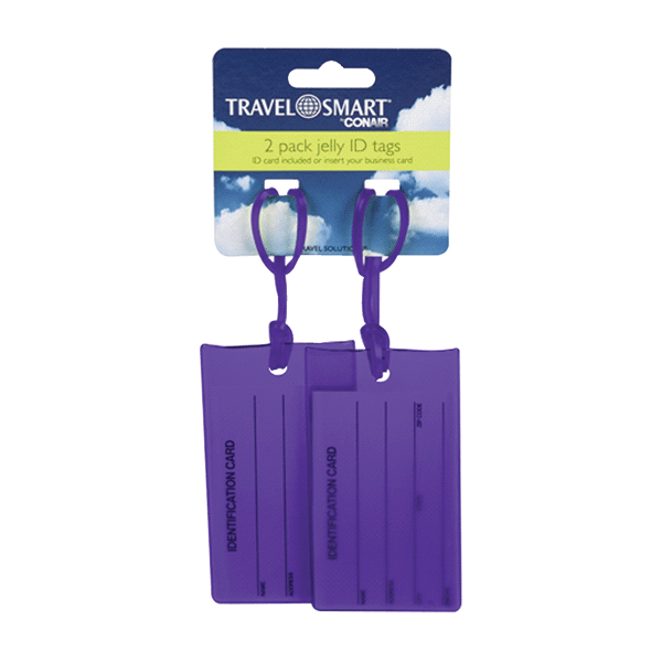 (DP) T/S Jelly Luggage Tag Asst. Color 2pk #TS03X