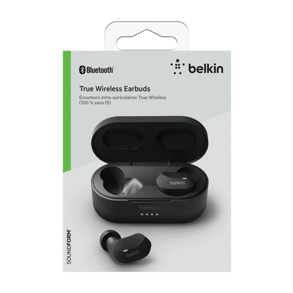 Belkin SoundForm True Wireless Earbuds Black