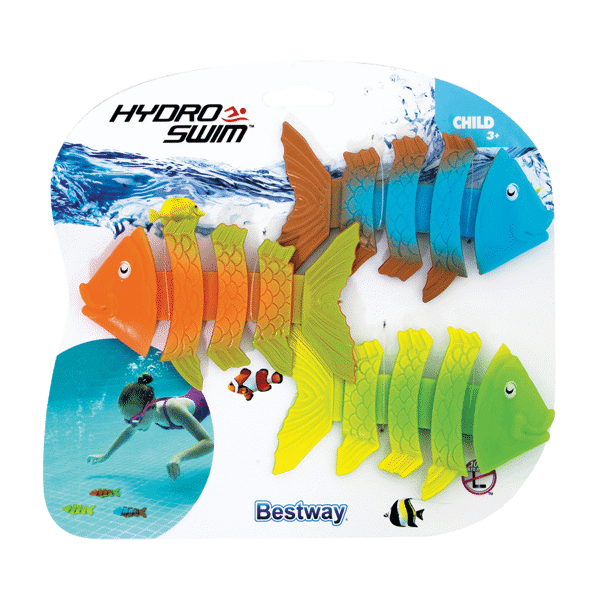(Unavailable) Hydro-Swim Squiggle Wiggle Dive Fish 3-Color Ages 3+