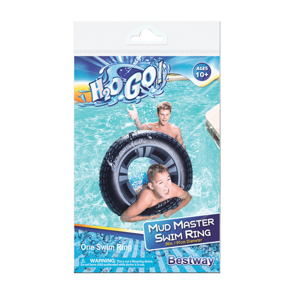(Unavailable) H2OGO Mud Master Swim Ring 36" Ages 10+