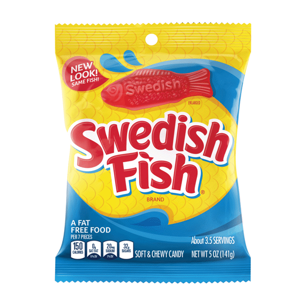 (Coming Soon) Swedish Fish Original Peg Bag 5oz