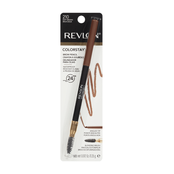 Revlon Colorstay Brow Pencil .012oz Soft Brown (#7643-02)