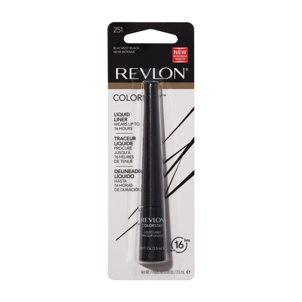 (DP) Revlon Colorstay Liquid Liner Blackest Black (#9195-01)