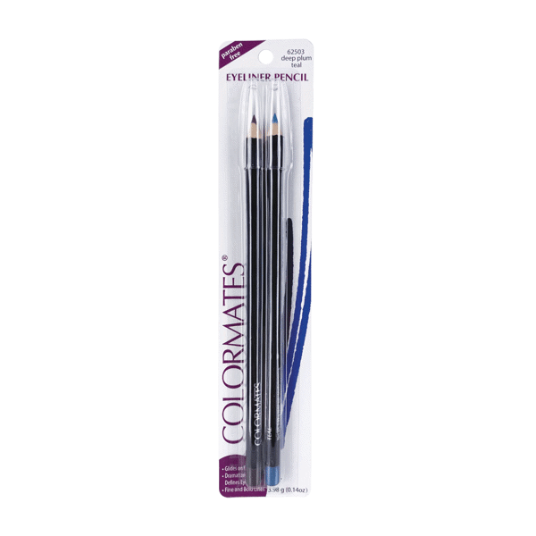 (DP) Colormates Duo Eyeliner Pencil Deep Plum/Teal