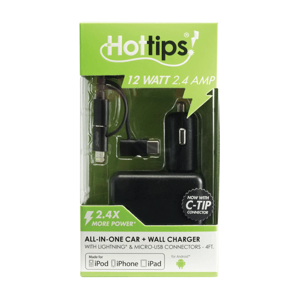 (Coming Soon) Hottips MFi All-In-1 Charger MicroUSB/Lightning/USB-C