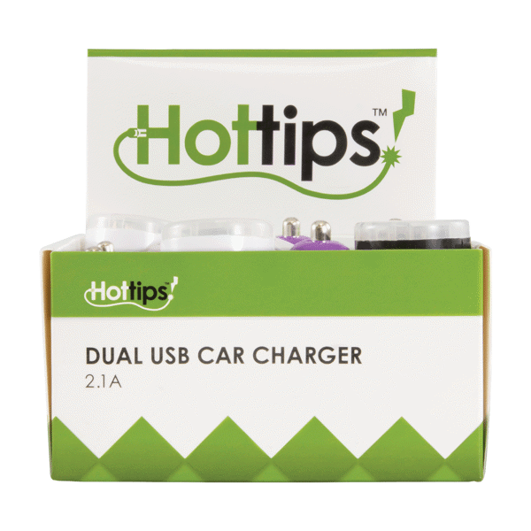 Hottips 2.4A Dual Bullet Car Charger