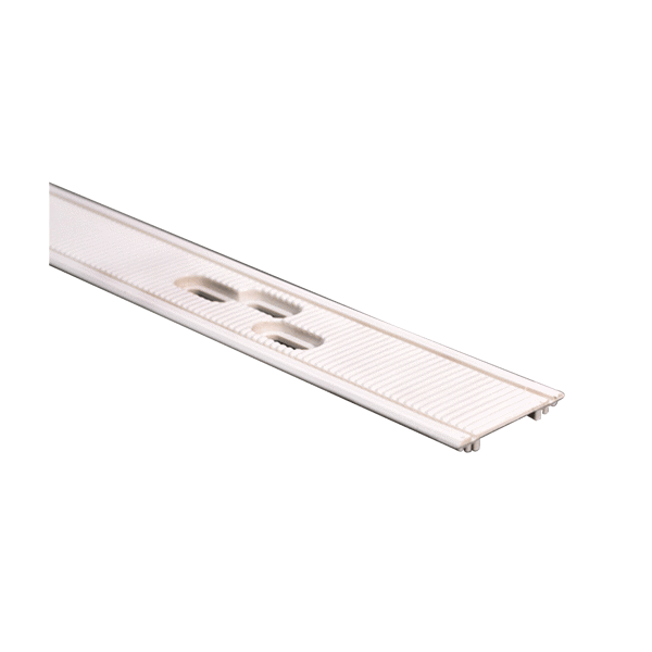 Push Feed 48"/36" Shelf Plate Rail w/ Extrusion Beige (Shipping Charges Apply)