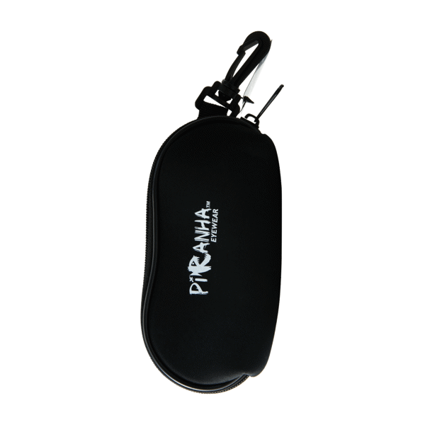 (DP) Black Zipper Case W/Plastic Clip Retail $2.99
