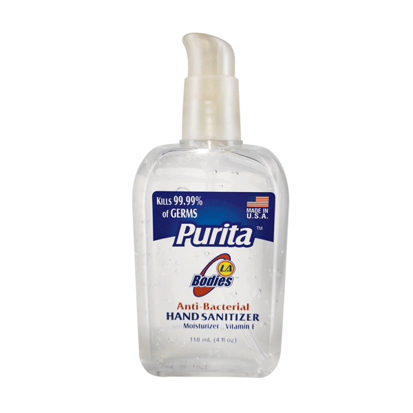 Purita Hand Sanitizer 4oz (62% Alcohol) MADE IN USA