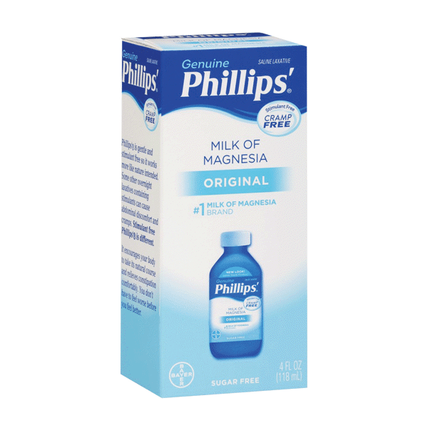 Phillips Milk Magnesia 4oz Ptl One