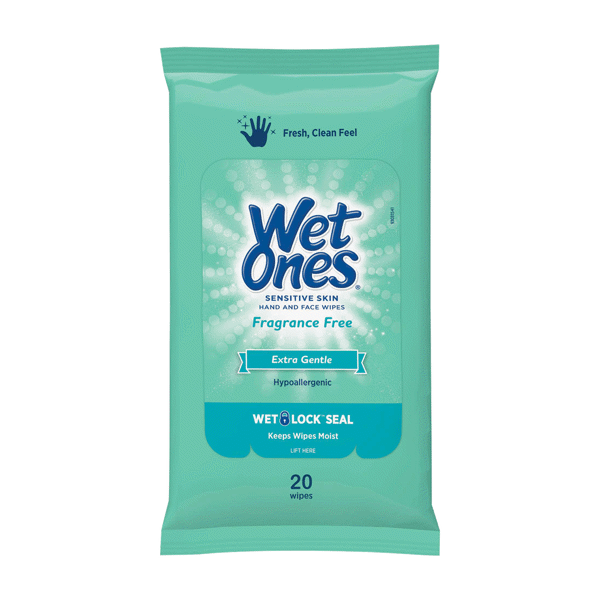 Wet Ones Sensitive Skin 20Ct