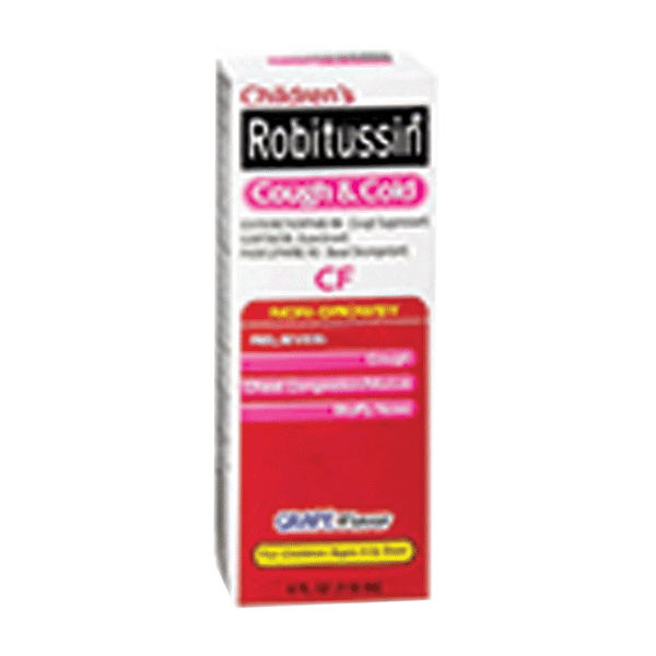 (Coming Soon) Robitussin CF Children's Cough/Cold 4oz