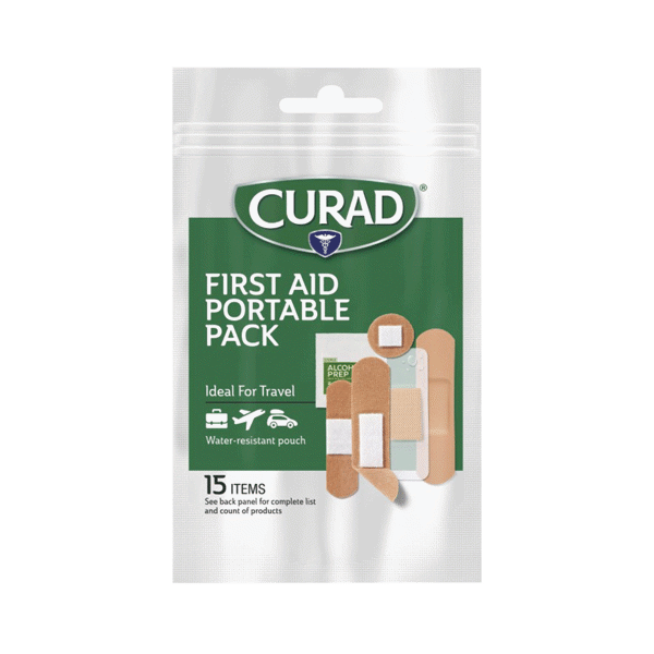 Curad Mini First Aid Kit Bag 15ct