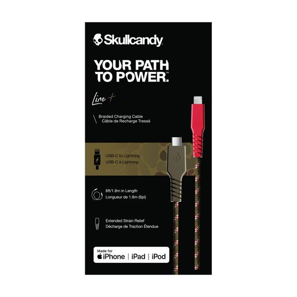 (DP) Skullcandy Line Plus USB-C to Lightning Cable Standard Issue