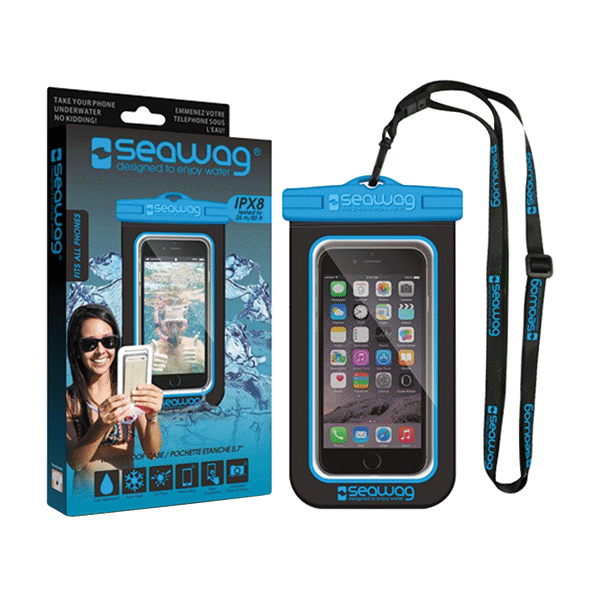 (Coming Soon) Seawag Waterproof Case Smartphone Black/Blue