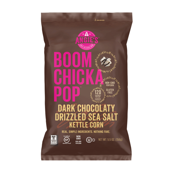 Boom Chicka Pop Dark Chocolate Drizzled Sea Salt Kettle Corn 5.5oz