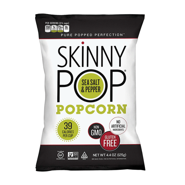 (DP) Skinny Pop Popcorn Sea Salt & Pepper 4.4oz
