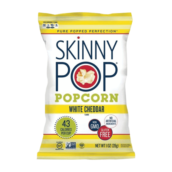 Skinny Pop Popcorn White Cheddar 1oz
