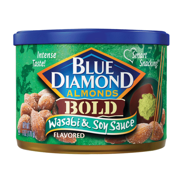 Blue Diamond Bold Almonds Wasabi & Soy Sauce 6oz