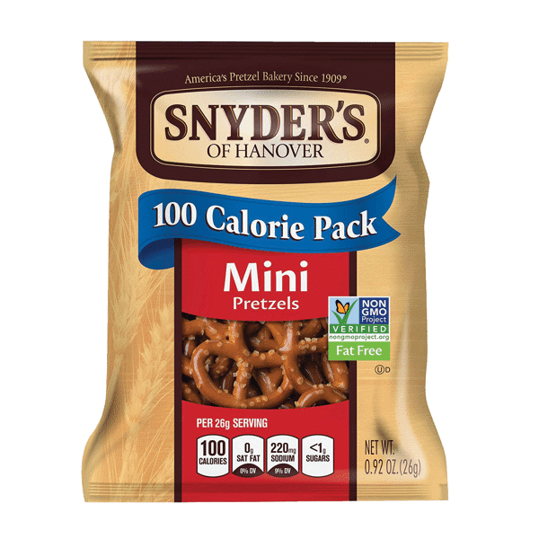 Snyder's Mini Pretzels 100 Calorie