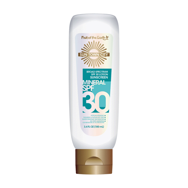 Sun Town City Mineral Lotion SPF#30 3.4oz