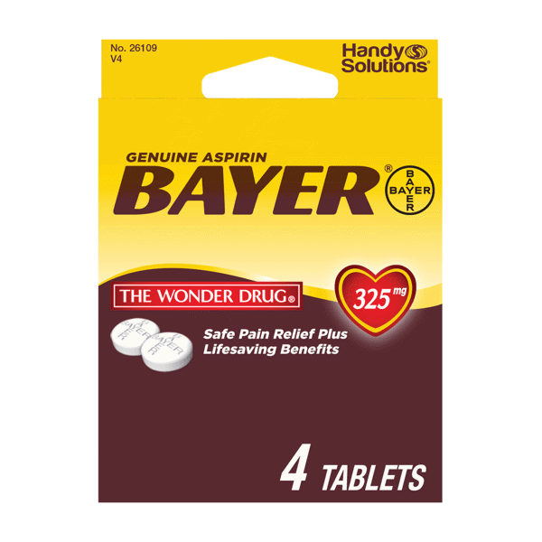 (Coming Soon) Bayer Aspirin Tablets Regular 2 Dose