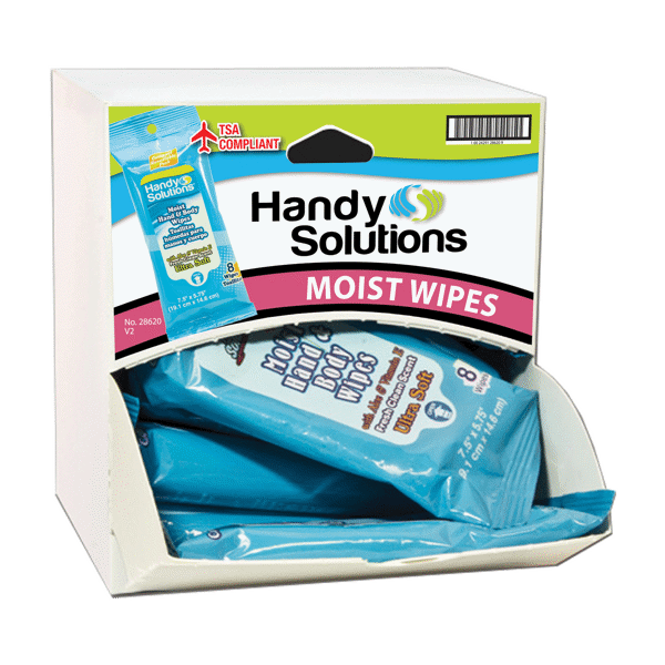 Handy Solutions Moist Hand & Body Wipes Dispensit