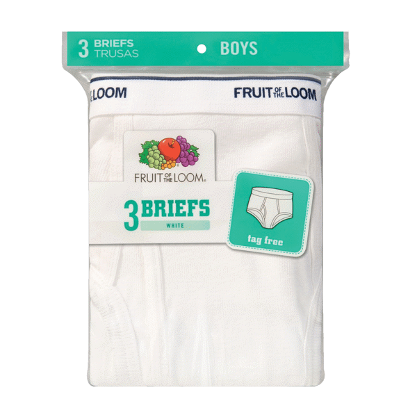 (DP) FTL Boy's Briefs 3 Pack Size Small