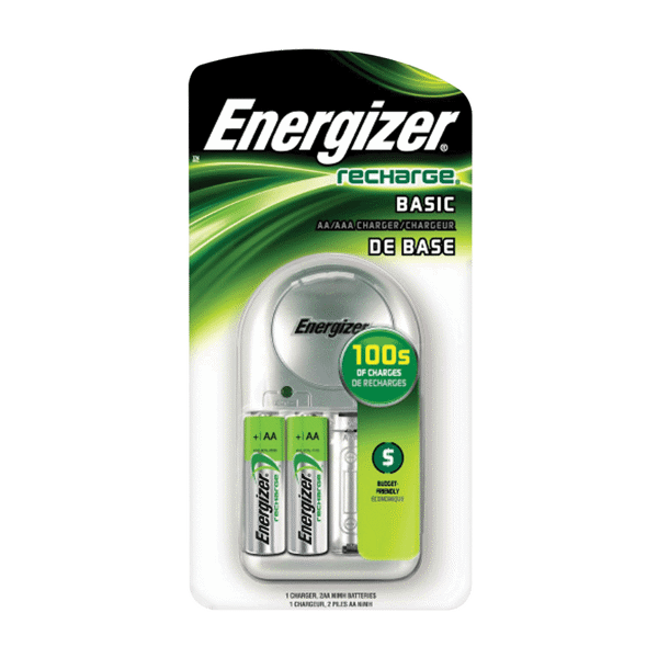 CHVCWB2 Energizer Basic Battery Charger w/2AA