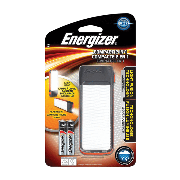 ENFCH22E Energizer Compact 2-in-1 Light w/ Light Fusion Technology
