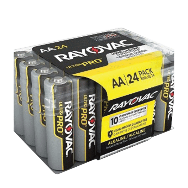 Rayovac Ultra Pro Alkaline w/Recloseable Storage Pak AA Bulk