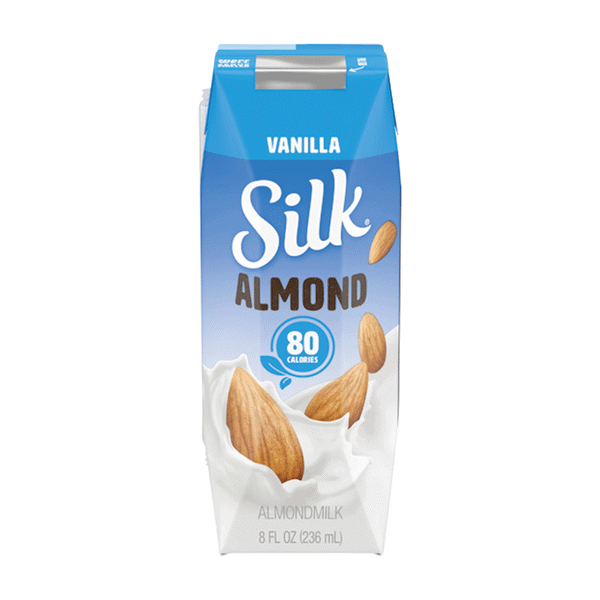 Silk Aseptic Pure Almond Milk Vanilla 8oz