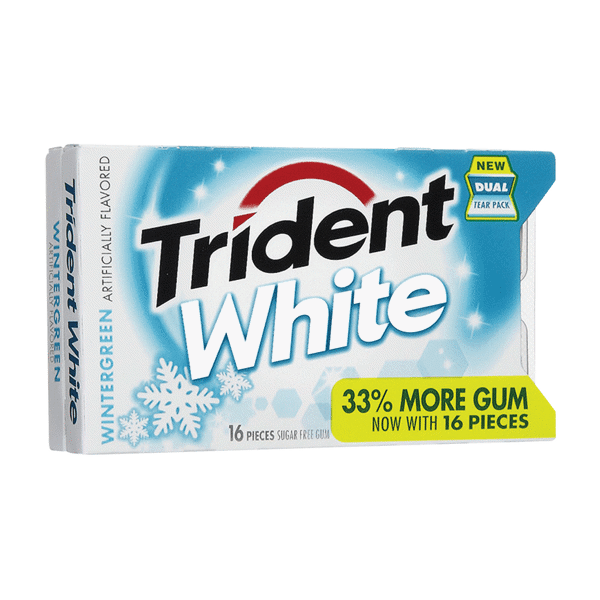 Trident White Wintergreen Gum 16Stk