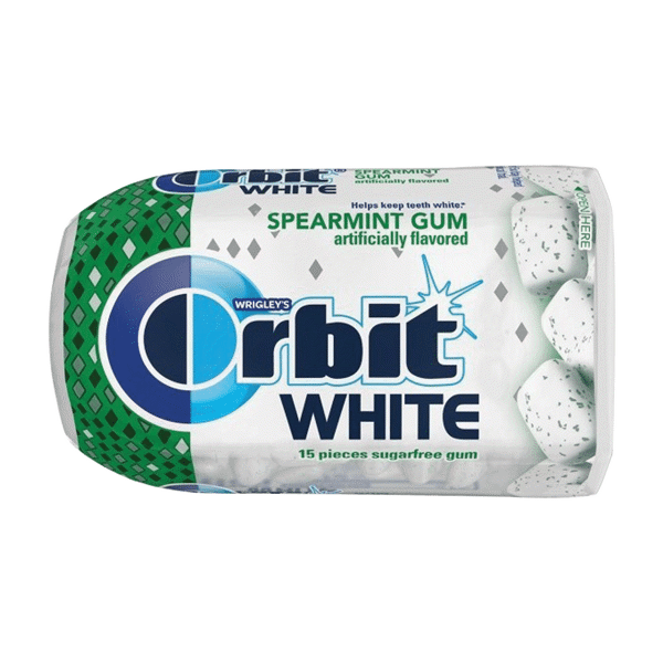 Orbit White Soft Chews Spearmint 15Pc