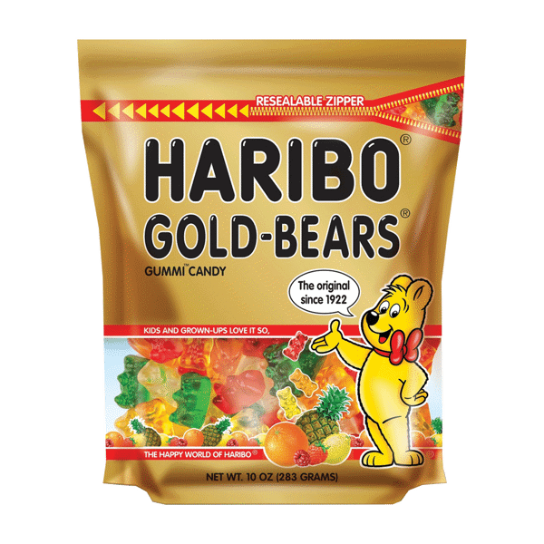 Haribo Gold Bears Stand-Up Bag 10oz