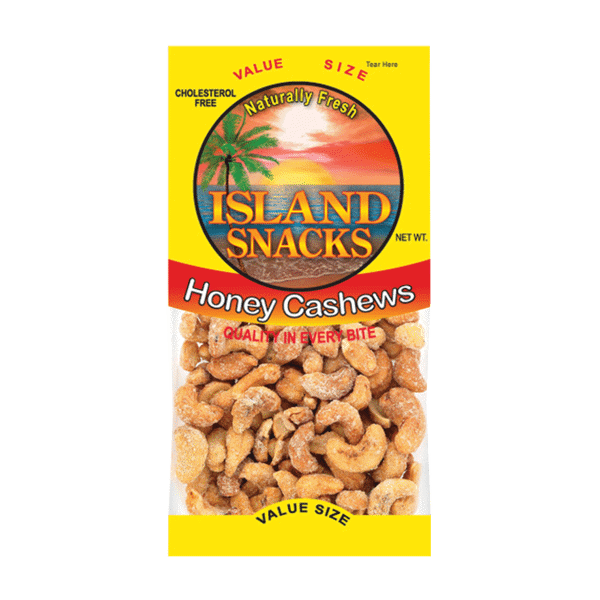Island Snacks Honey Cashews 2.25oz