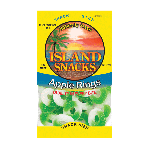 Island Snacks Apple Rings 3.5oz